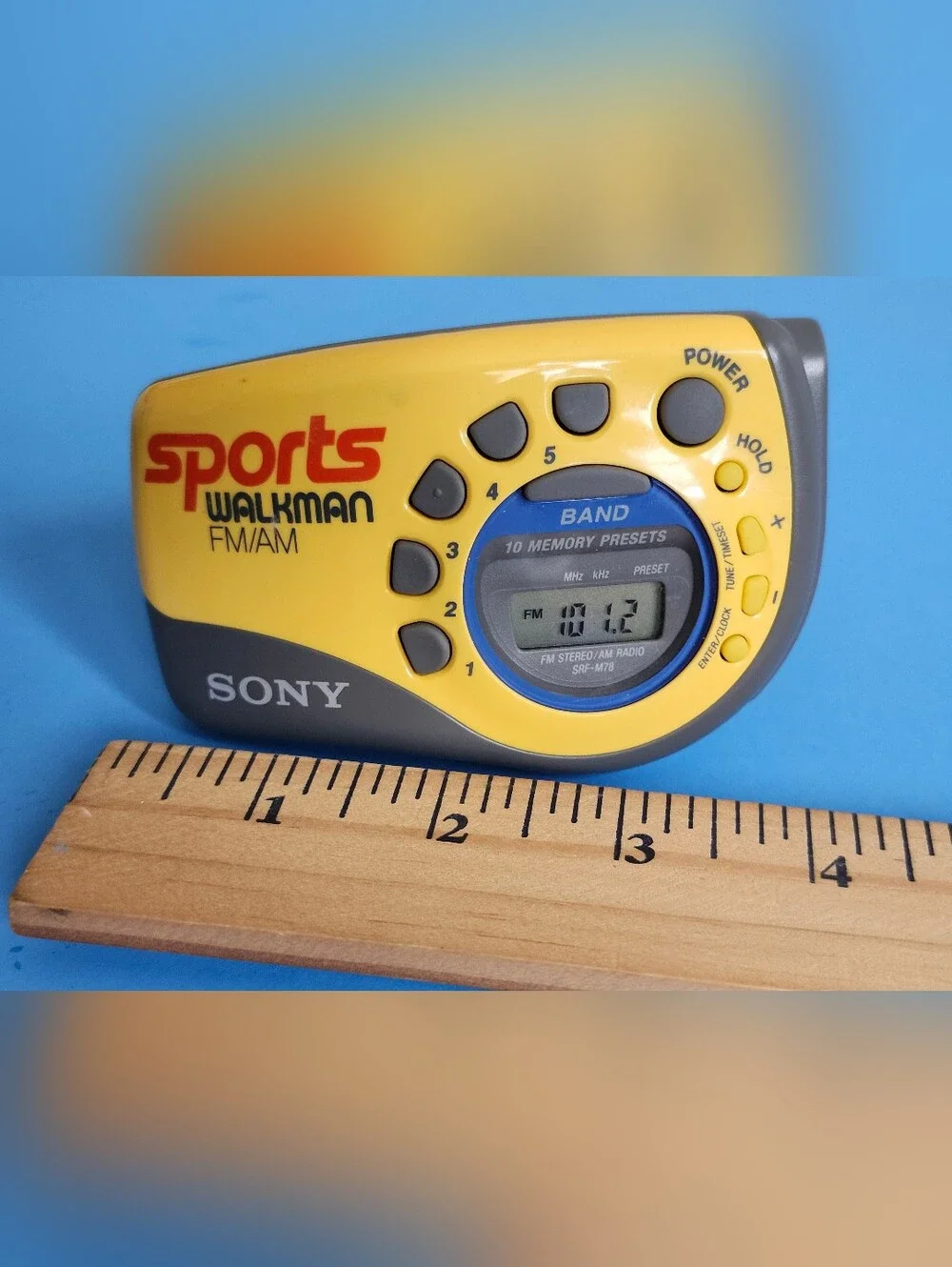 Vintage Sony Sports Walkman SRF-M78 AM/FM Portable Radio Armband TESTED WORKING